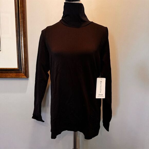 Athleta Tops - Athleta Women's 1X Black Long Sleeve Turtleneck Top Casual NWT